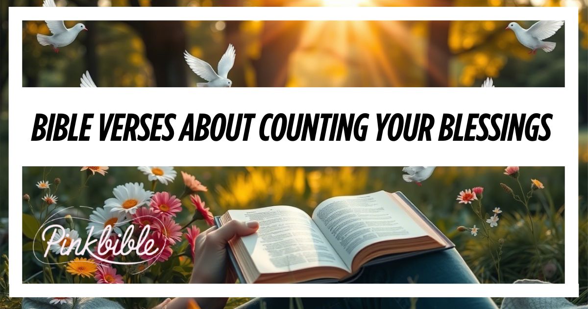 Bible Verses About Counting Your Blessings