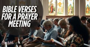 Bible Verses For A Prayer Meeting