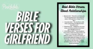 Bible Verses For Girlfriend