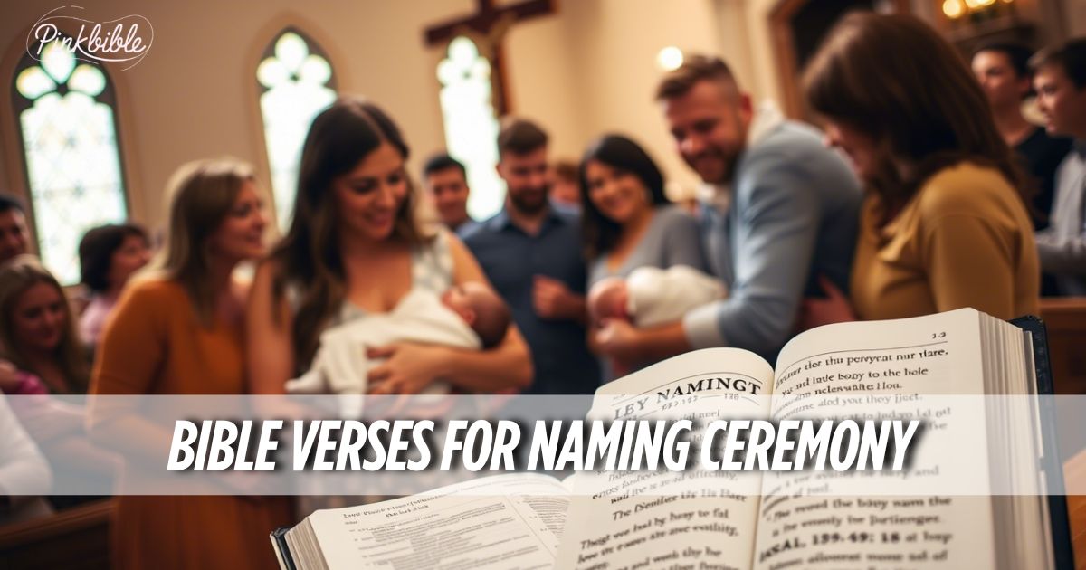 Bible Verses For Naming Ceremony
